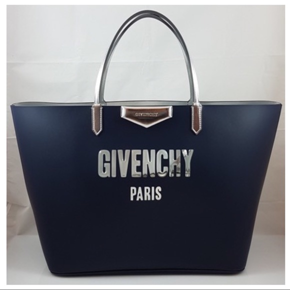 ♥️SOLD♥️ NWT AUTHENTIC Antigona Large Navy Tote - Picture 5 of 7